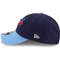 marinebla-justerbar-9twenty-core-classic-kasket-fra-toronto-blue-jays-mlb-fra-new-era
