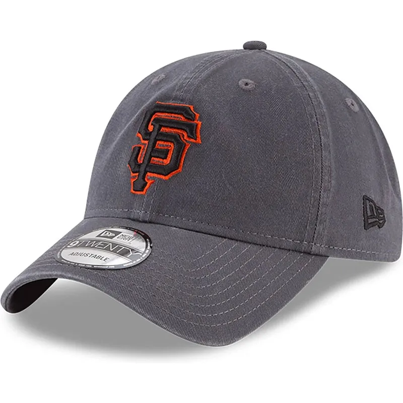 gra-justerbar-kurvet-kasket-9twenty-core-classic-fra-san-francisco-giants-mlb-fra-new-era