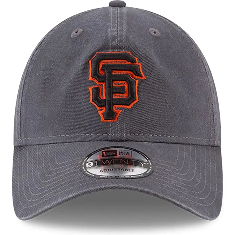 gra-justerbar-kurvet-kasket-9twenty-core-classic-fra-san-francisco-giants-mlb-fra-new-era