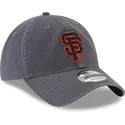 san-francisco-giants-mlb-new-era-9twenty-core-classic-gra-justerbar-kurvet-kasket