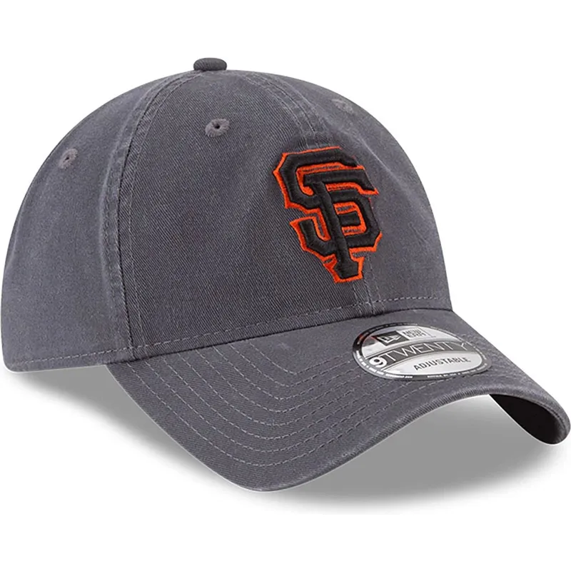 gra-justerbar-kurvet-kasket-9twenty-core-classic-fra-san-francisco-giants-mlb-fra-new-era