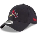 justerbar-marinebla-buet-kasket-9twenty-core-classic-fra-st-louis-cardinals-mlb-fra-new-era