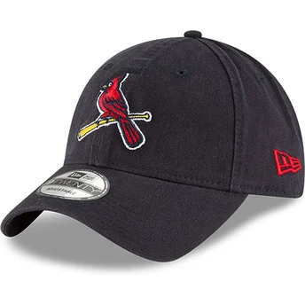 Justerbar 9TWENTY Core Classic marineblå buet kasket fra St. Louis Cardinals MLB fra New Era