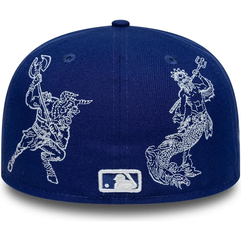 flad-bla-tilpasset-59fifty-mythical-kasket-fra-los-angeles-dodgers-mlb-fra-new-era