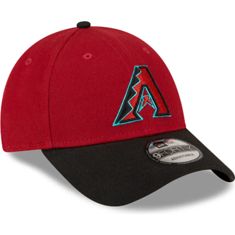 marinebla-og-rod-justerbar-kurvet-kasket-9forty-the-league-fra-arizona-diamondbacks-mlb-fra-new-era