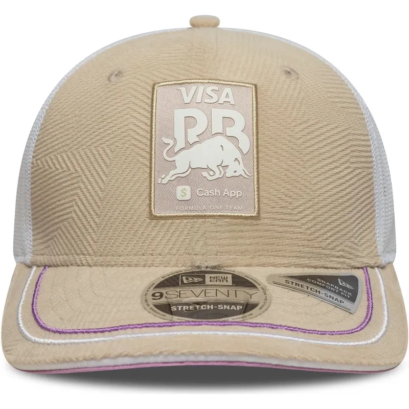 beige-trucker-kasket-9seventy-stretch-snap-monaco-race-special-fra-racing-bulls-f1-team-formula-1-fra-new-era