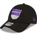 sort-justerbar-curved-kasket-9forty-the-league-fra-sacramento-kings-nba-fra-new-era