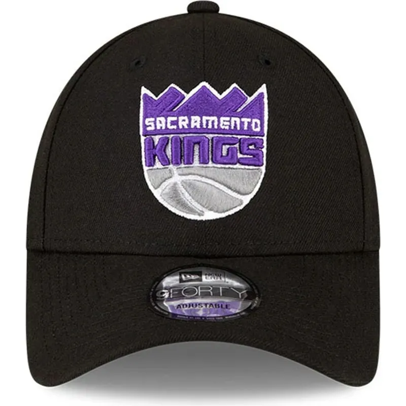 sort-justerbar-curved-kasket-9forty-the-league-fra-sacramento-kings-nba-fra-new-era