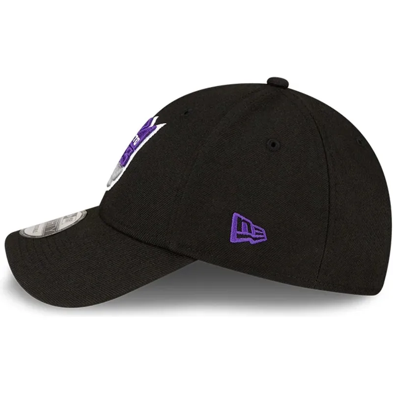 sort-justerbar-curved-kasket-9forty-the-league-fra-sacramento-kings-nba-fra-new-era