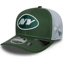 gron-og-hvid-trucker-kasket-9seventy-stretch-snap-fra-new-york-jets-nfl-af-new-era