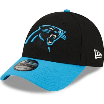 Justerbar sort og blå 9FORTY The League Carolina Panthers NFL kasket fra New Era