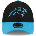 justerbar-sort-og-bla-buet-kasket-9forty-the-league-fra-carolina-panthers-nfl-fra-new-era