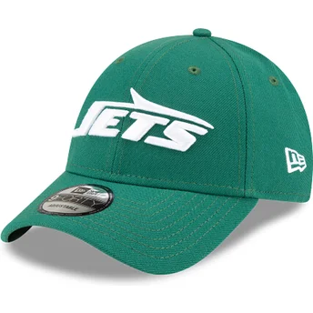 Grøn justerbar curved kasket 9FORTY The League fra New York Jets NFL fra New Era