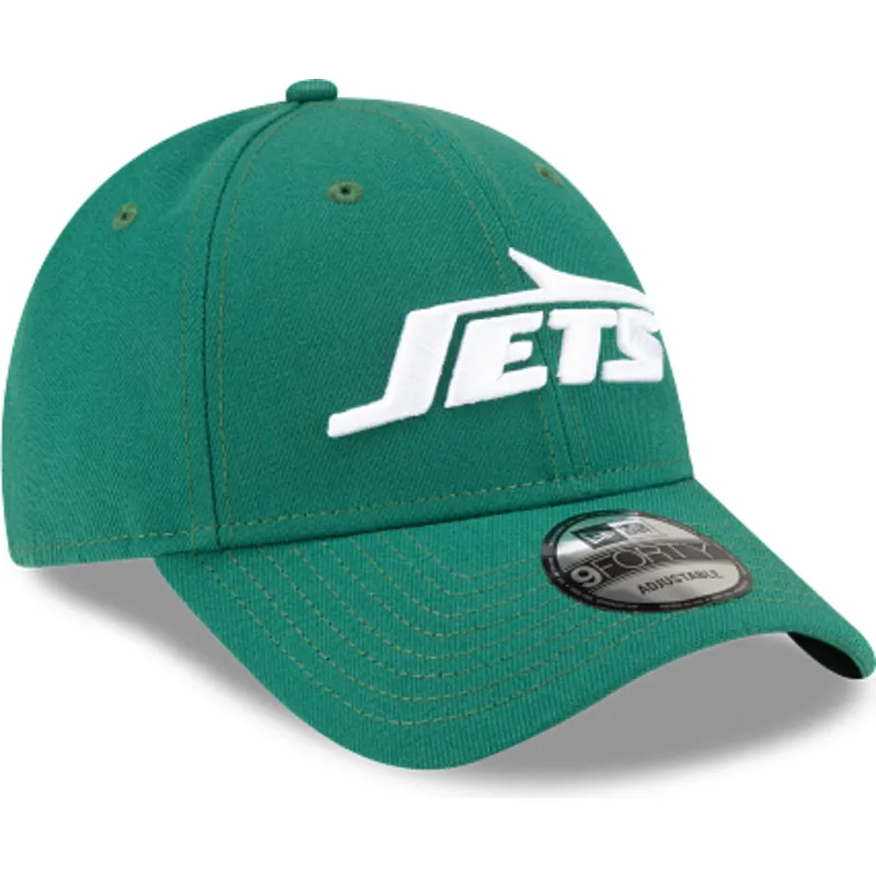gron-justerbar-curved-kasket-9forty-the-league-fra-new-york-jets-nfl-fra-new-era