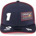 marinebla-buet-snapback-kasket-9seventy-stretch-snap-fra-red-bull-racing-formula-1-max-verstappen-fra-new-era