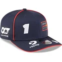 marinebla-buet-snapback-kasket-9seventy-stretch-snap-fra-red-bull-racing-formula-1-max-verstappen-fra-new-era