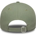 gron-justerbar-kvindekasket-med-buet-skygge-og-gront-logo-9twenty-linen-af-detroit-tigers-mlb-fra-new-era