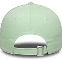 new-era-new-york-yankees-mlb-9forty-metallic-logo-gron-justerbar-kvindekasket-med-buet-skygge-og-gront-logo