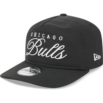 Gorra curva negra ajustable 19TWENTY Draft 2025 de Chicago Bulls NBA de New Era