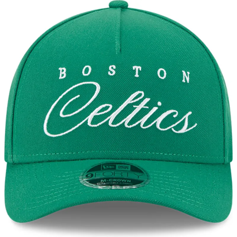 gron-curved-snapback-kasket-9forty-m-crown-draft-2025-fra-boston-celtics-nba-fra-new-era