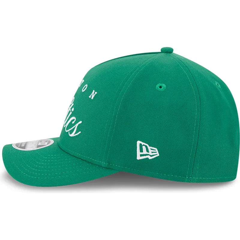 gron-curved-snapback-kasket-9forty-m-crown-draft-2025-fra-boston-celtics-nba-fra-new-era