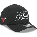 gorra-curva-negra-snapback-9forty-m-crown-draft-2025-de-chicago-bulls-nba-de-new-era