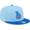 bla-flad-snapback-kasket-9fifty-4th-july-fra-los-angeles-dodgers-mlb-fra-new-era
