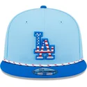 flad-bla-snapback-9fifty-4th-july-kasket-fra-los-angeles-dodgers-mlb-fra-new-era