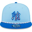bla-snapback-fladskygget-kasket-9fifty-4th-july-new-york-yankees-mlb-fra-new-era