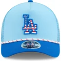 bla-9forty-m-crown-a-frame-4th-july-los-angeles-dodgers-mlb-trucker-kasket-fra-new-era