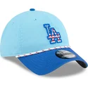 bla-justerbar-kurvet-kasket-9twenty-4th-july-fra-los-angeles-dodgers-mlb-fra-new-era