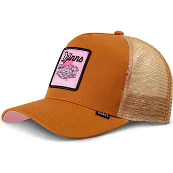 Gorra trucker brun Do Nothing Club HFT DNC Pool fra Djinns