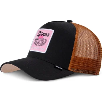 Sort og brun trucker kasket Do Nothing Club HFT DNC Pool fra Djinns