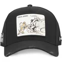 sort-trucker-kasket-tom-og-jerry-taj-pct-looney-tunes-fra-capslab
