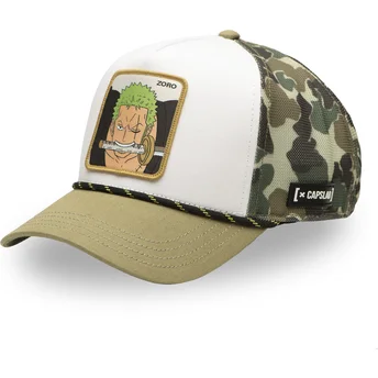 Gorra trucker camouflage Roronoa Zoro OP5 CAM One Piece fra Capslab