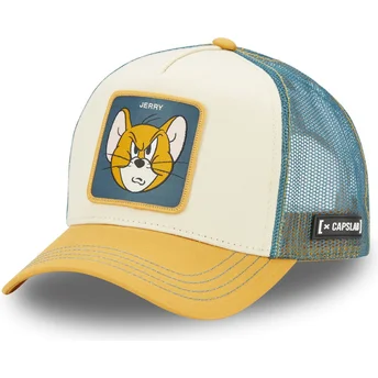 Gorra trucker beige og blå Jerry TAJ6 JER Looney Tunes fra Capslab