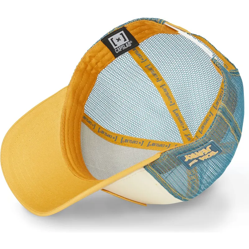 capslab-looney-tunes-jerry-taj6-jer-beige-og-bla-trucker-kasket