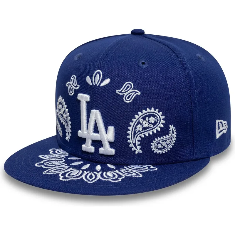 flad-bla-tilpasset-59fifty-paisley-kasket-fra-los-angeles-dodgers-mlb-fra-new-era