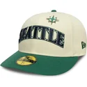 beige-og-gron-buet-59fifty-all-star-game-pin-seattle-mariners-mlb-fitted-cap-fra-new-era