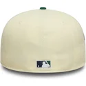 buet-beige-og-gron-fitted-kasket-59fifty-all-star-game-pin-fra-seattle-mariners-mlb-fra-new-era