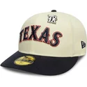 beige-og-marinebla-buet-kasket-59fifty-all-star-game-pin-fra-texas-rangers-mlb-af-new-era