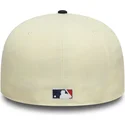beige-og-marinebla-buet-kasket-59fifty-all-star-game-pin-fra-texas-rangers-mlb-af-new-era