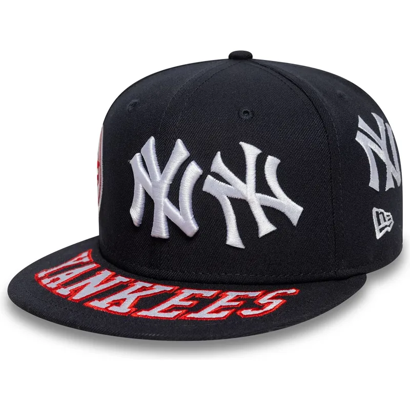 flad-marinebla-tilpasset-59fifty-all-over-kasket-fra-new-york-yankees-mlb-af-new-era