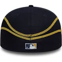 new-era-new-york-yankees-mlb-59fifty-chain-wrap-navybla-fitted-kasket