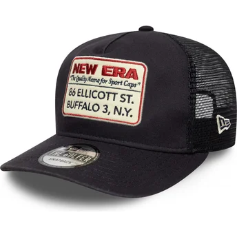 Marineblå 19TWENTY Patch trucker kasket fra New Era