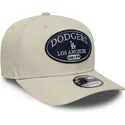 beige-buet-snapback-9seventy-stretch-snap-patch-kasket-fra-los-angeles-dodgers-mlb-fra-new-era
