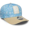 bla-og-beige-buet-snapback-kasket-9seventy-stretch-snap-lifestyle-fra-racing-bulls-f1-team-formula-1-fra-new-era