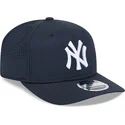 marinebla-buet-kasket-snapback-9seventy-stretch-snap-perf-fra-new-york-yankees-mlb-fra-new-era
