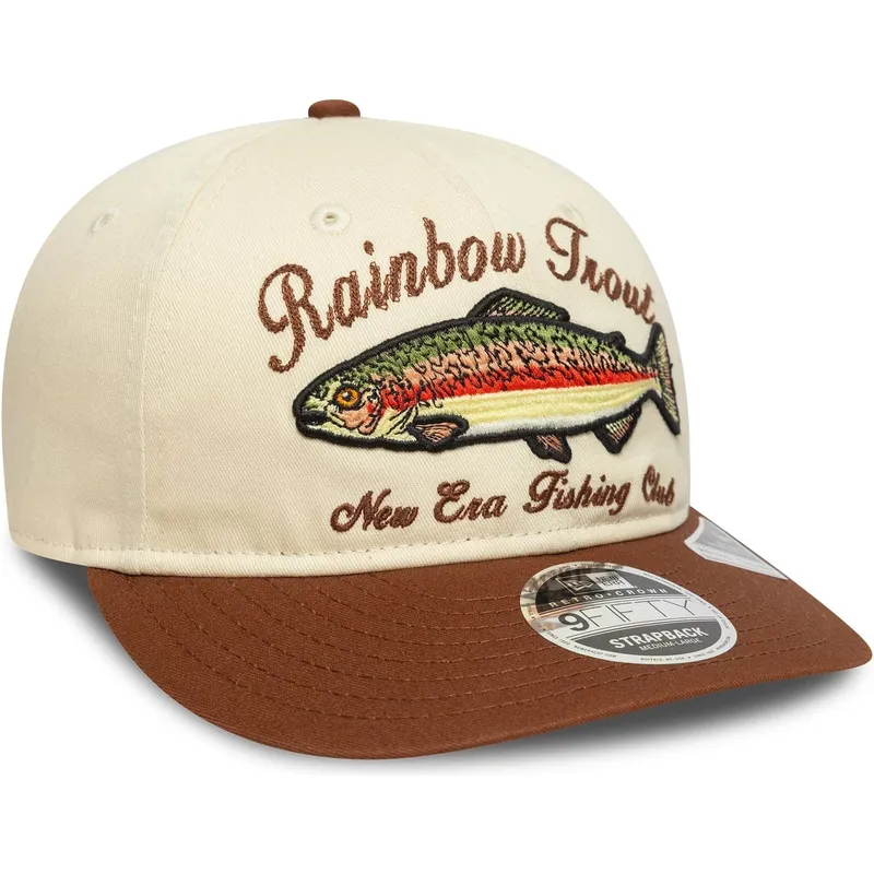 justerbar-brun-buet-kasket-9fifty-retro-crown-outdoor-fishing-club-fra-new-era