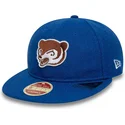 flad-bla-justerbar-9fifty-retro-crown-heritage-kasket-fra-chicago-cubs-mlb-af-new-era